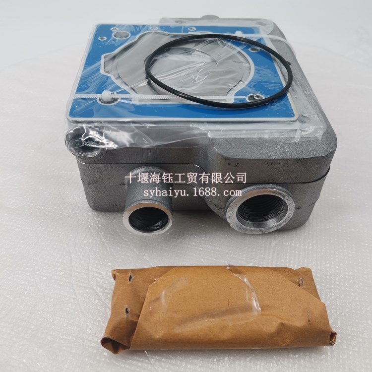 In stock Dongfeng Cummins ISLe ISDe air compressor air pump cylinder head 4933782 5301094 5286677