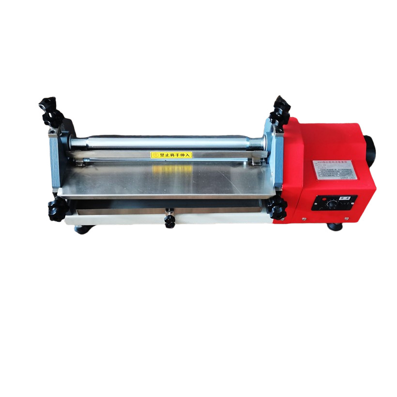 40cm Speed-Adjustable Small Gluing Machine, Full Bearing Gluing Machine, Desktop White Glue Gluing Machine, Shoe Making Machinery