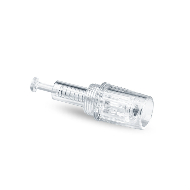 Nanocrystalline electric microneedle needle round crystal square Nano screw 4cm silicon crystal skin management beauty essence introduction