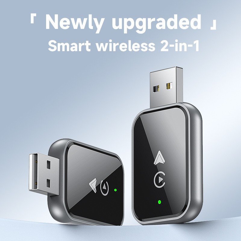 Cross-Border Auto Box USB Wireless Carplay Smart Car Device Suitable for iPhone and Android Car Use