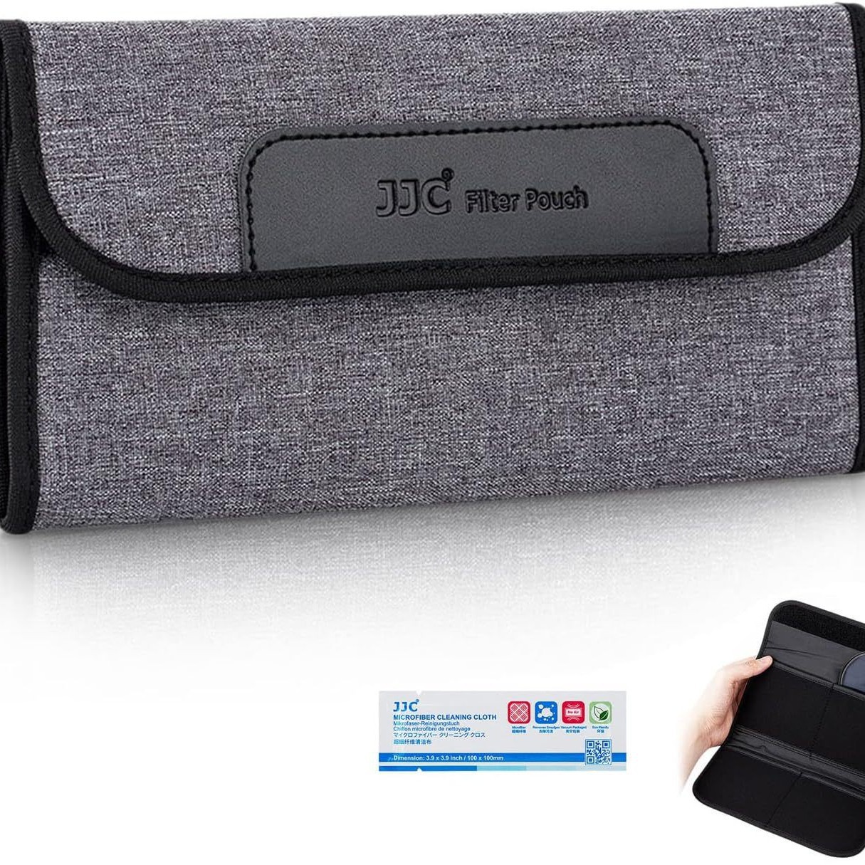 Чехол для фильтров с 4 карманами, алюминиевый, легкий и прочный