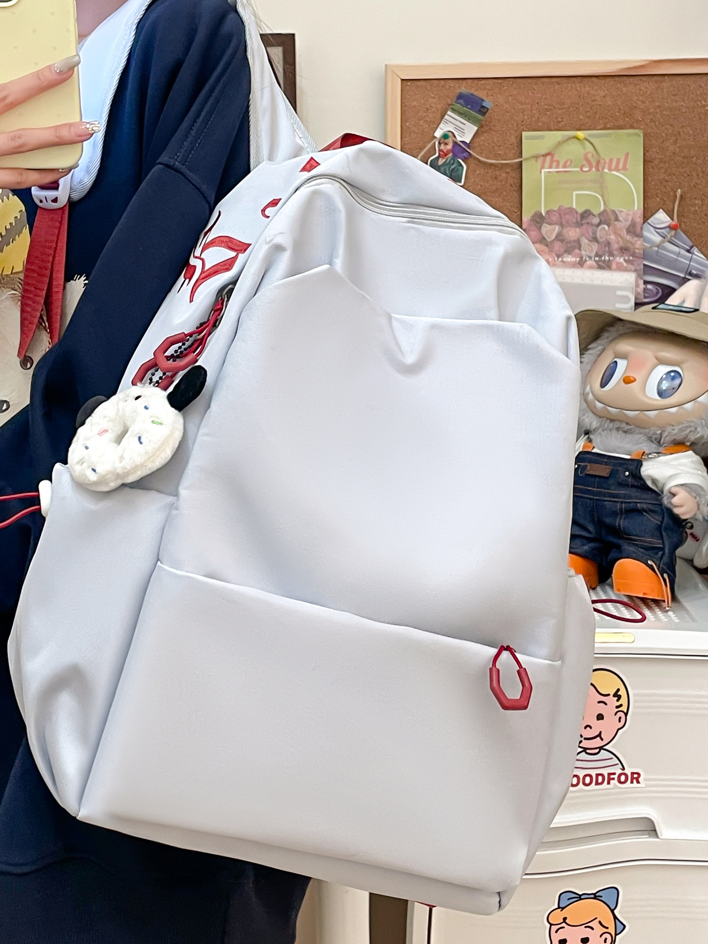 School Bag Ins Niche Forest Style High-Looking Primary School Girl Backpack Large Capacity Versatile Lazy Style School Backpack