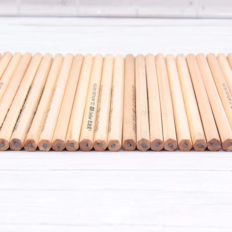 hb pencil exam primary school student environmental protection non-toxic hexagonal log pencil sketch children pencil 100 PCs wholesale