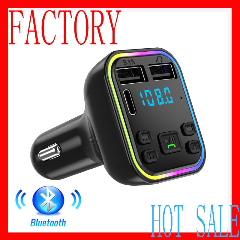 G38 cross-border car bluetooth mp3 player car charger fm transmitter hands-free dual-port usb receiver