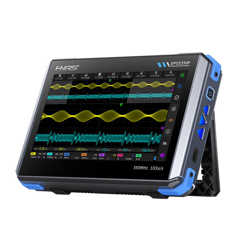 FNIRSI DPOS350P four-in-one 350M flat-panel oscilloscope signal generator spectrum analyzer frequency