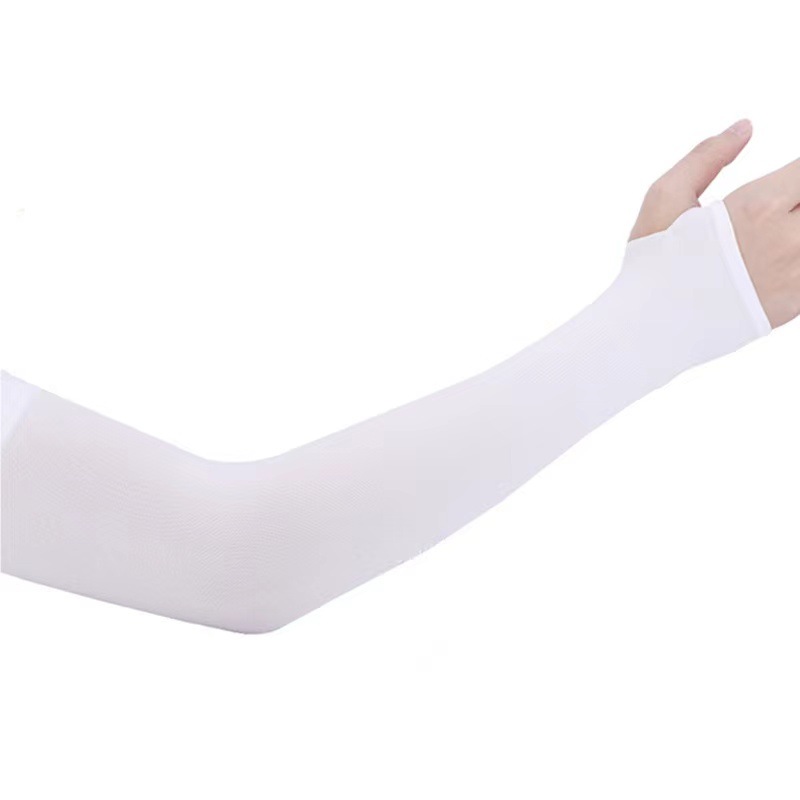 Summer Ice Sleeves Custom LOGO Pattern Sunscreen Ice Silk Sleeves for Men and Women Outdoor Riding Driving UV Protection Arm