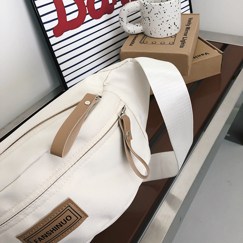 Japanese-Style Chest Bag for Men, Minimalist Small Bag, Lightweight Casual Crossbody Bag, Men's Sports Shoulder Bag, Trendy Small Backpack