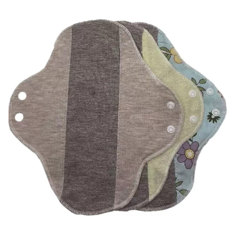 Adult Pads Washable Cotton Sanitary Napkins Graphene Antibacterial Waterproof Cotton Pads Source Factory Can Be Processed and Produced