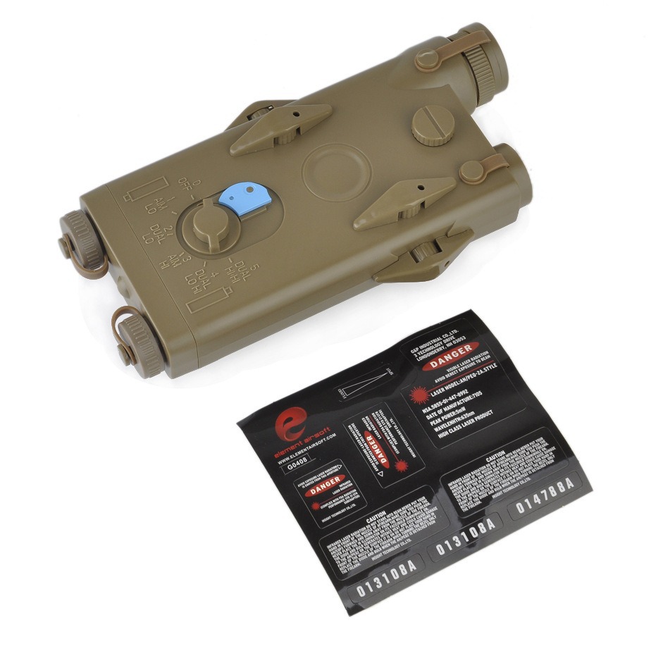 Elements Tactical Model Peq2 External 1:1 Replica Large-Capacity Battery Box Red Laser Laser Decoration Practical