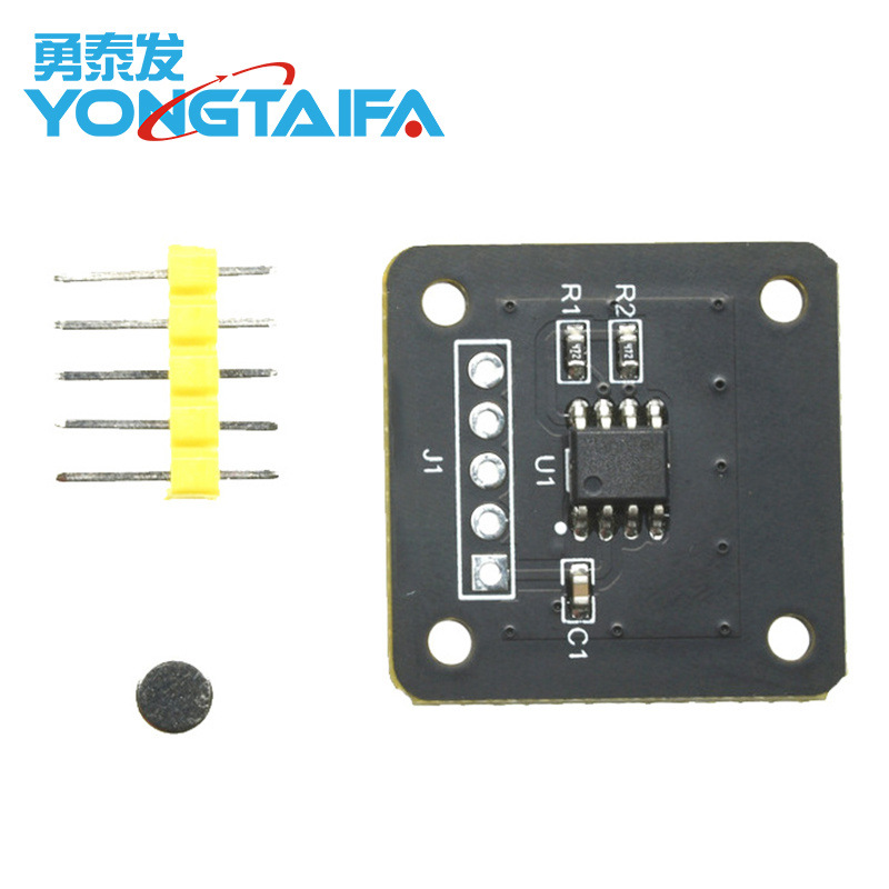 Mt6701 Magnetic Encoder Magnetic Sensor Angle Measurement Sensor Module 14Bit High Precision Replaces As5600