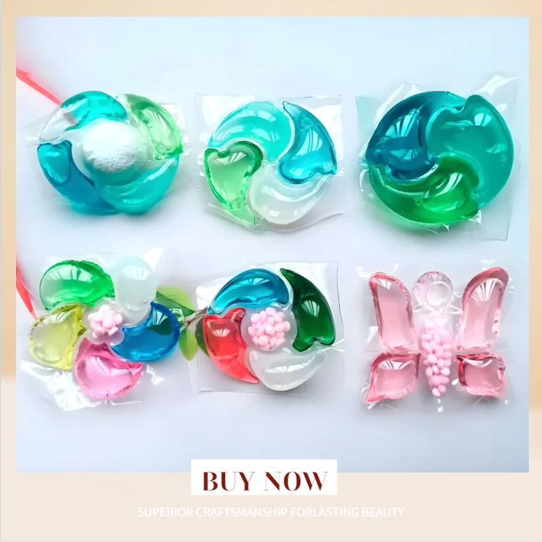 Laundry Detergent Pods with Fragrance, 6D Multi-Chamber Laundry Balls for Stain Removal, Fragrance Retention, Sterilization, and Mite Removal, Customizable Laundry Capsules