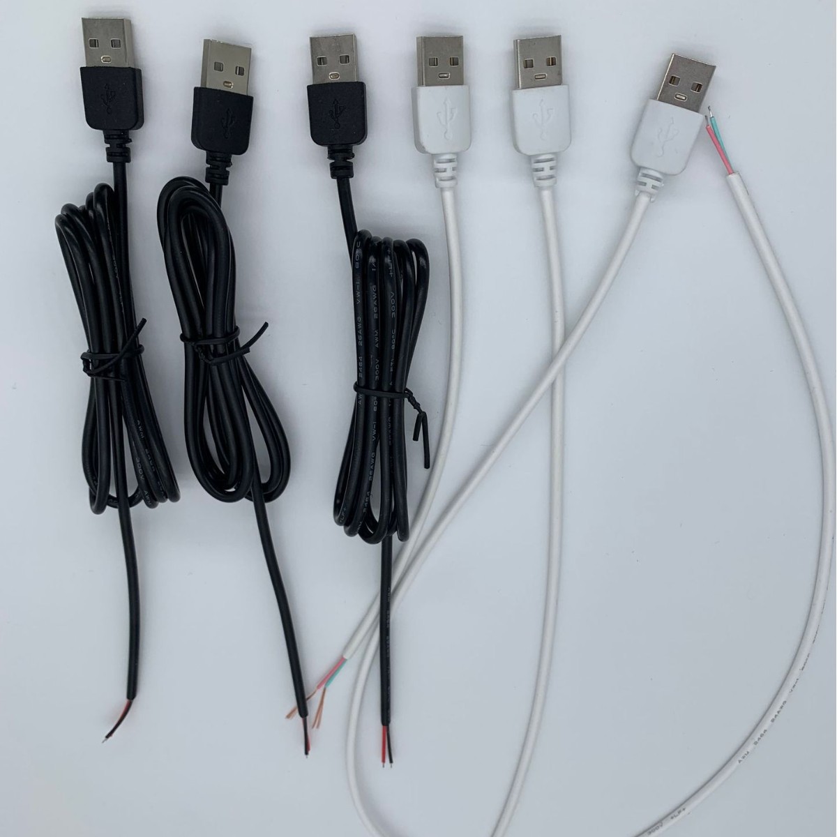 USB Charging Cable Extended USB Male Cable Extended Charging Cable USB Extension Cable USB to Dc Power Cable