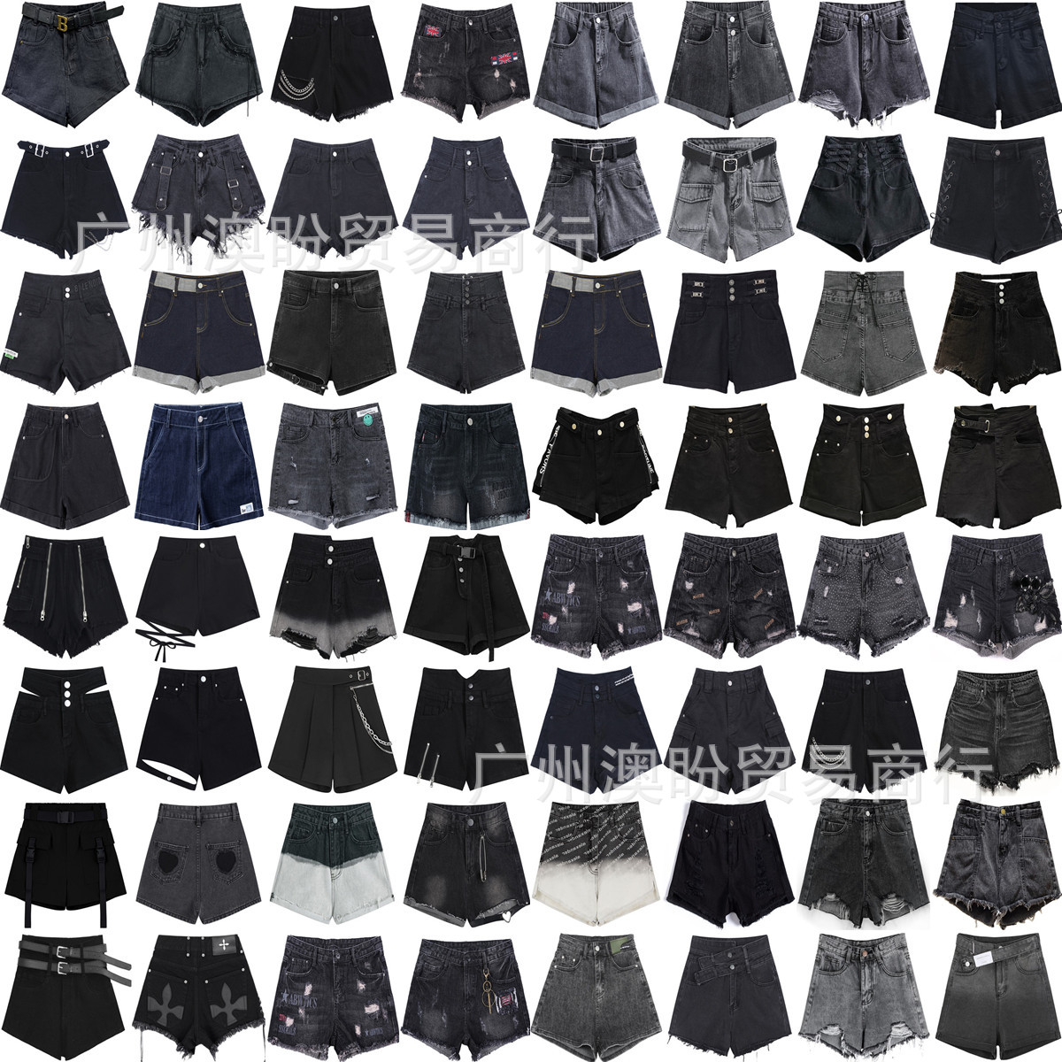 Retro Distressed Denim Shorts for Women Summer 2025 New High-Waisted Loose A-Line Slimming Look Hot Pants Raw Edge Super Shorts