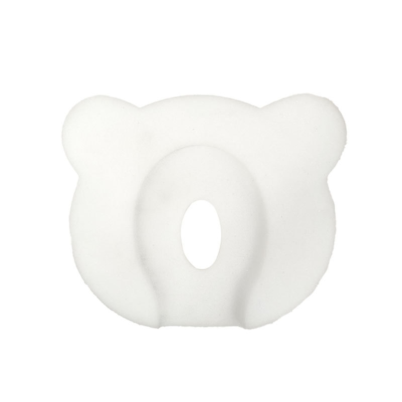 Cross-border in stock baby styling pillow memory cotton pillow core newborn children anti-deflection head flat head correction baby head shape