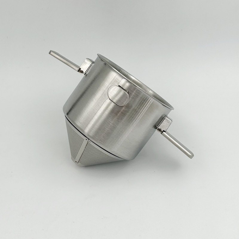 Складной фильтр для кофе из нержавеющей стали, портативный, для капельного кофе