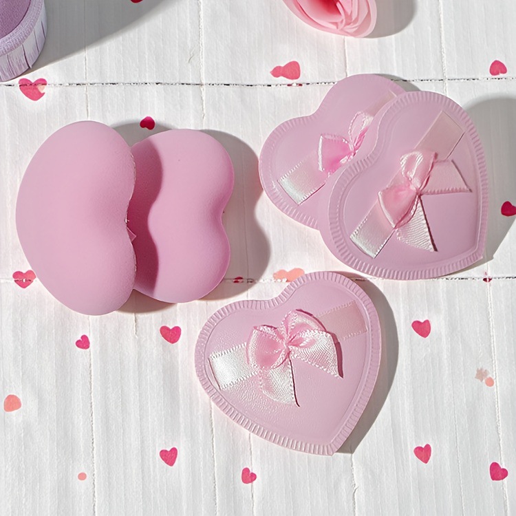 Love Bow Marshmallow Air Cushion BB Cream Foundation Special Cosmetic Cotton Wet and Dry Cosmetic Tool