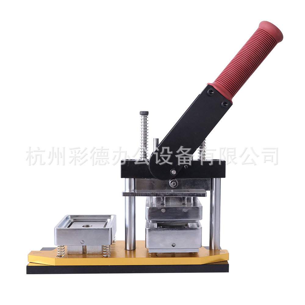 Explosions 50*50 square refrigerator sticker machine rubber magnetic refrigerator sticker mold cutter badge machine