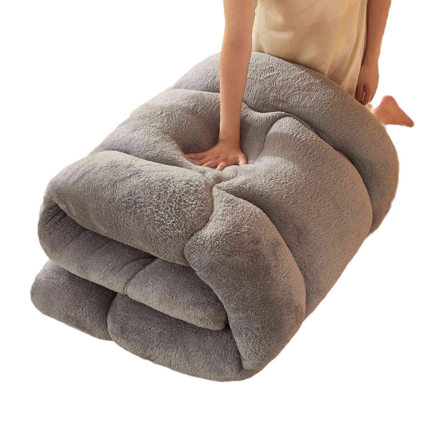 Lambskin Warm Mattress Winter Thickened Single Tatami Household Mattress Cushion Double Cushion Student Dormitory