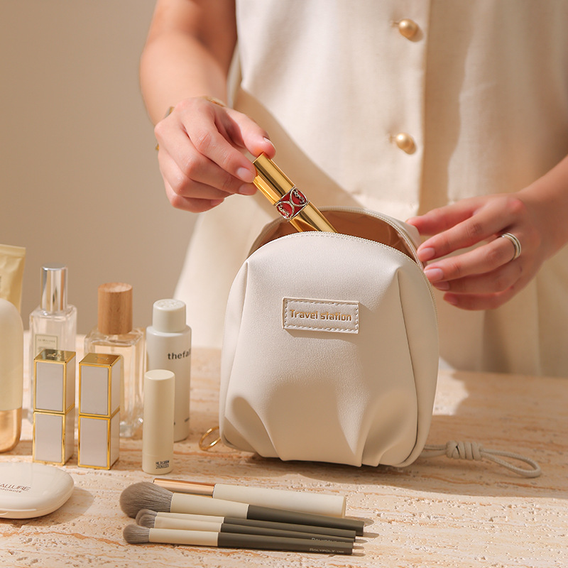 Cosmetic Bag for Women 2025 New Portable Small Storage Bag Large Capacity Cosmetic Storage Bag Portable Lipstick Bag