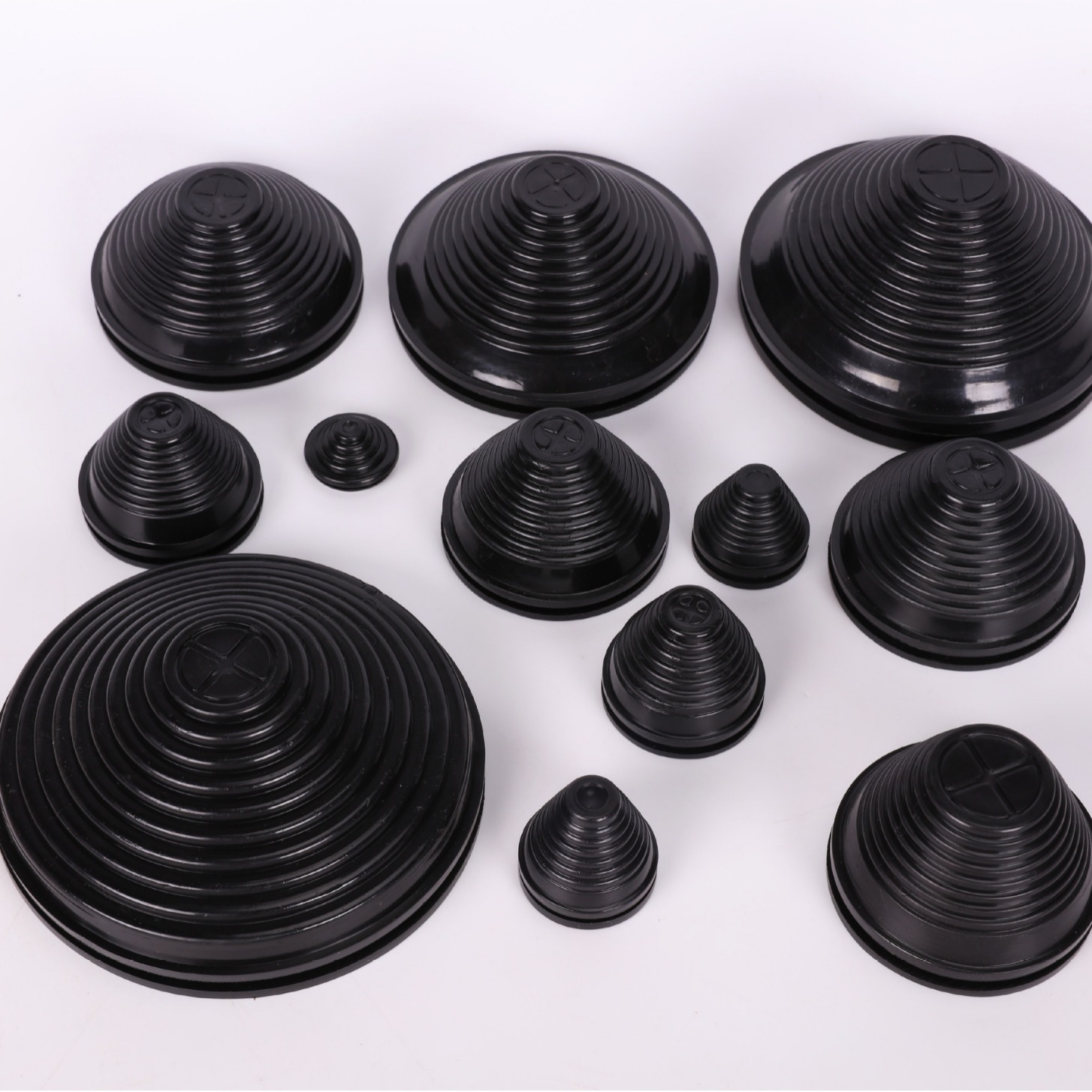 Tower-Shaped Rubber Wire Protector, Wire Cap, Electric Vehicle Wire Protector, Charging Pile Wire Protective Cover, Protective and Aging-Resistant