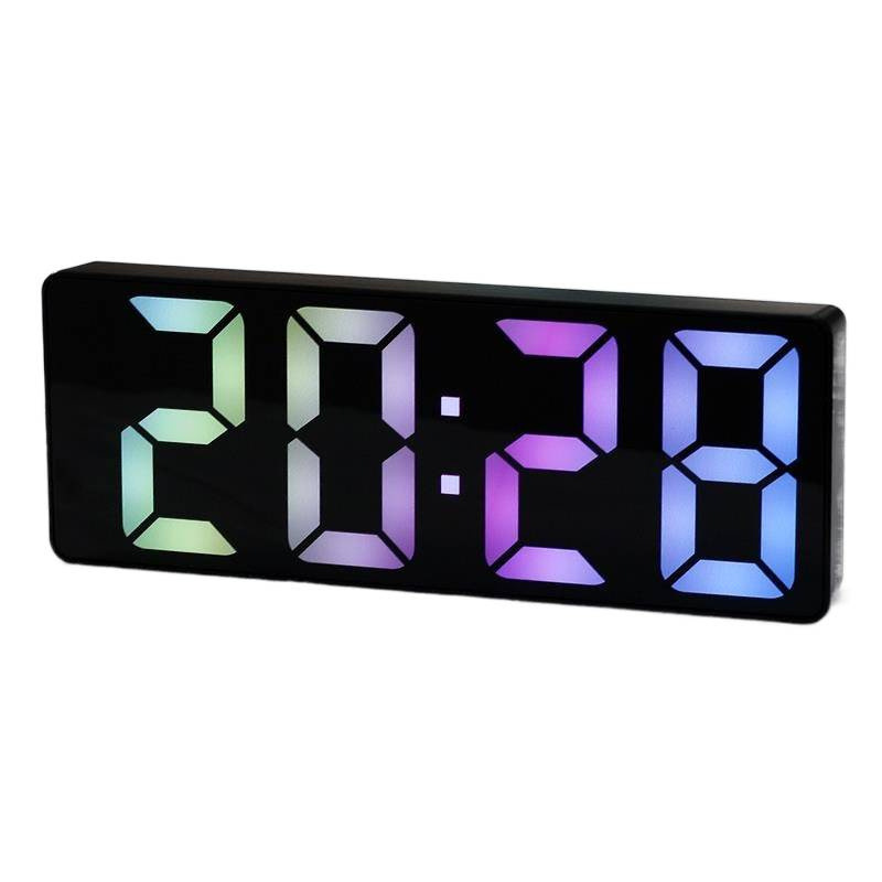 Led Digital Clock Digital Watch Pendulum Desktop Desktop Luminous Silent Bedroom Simple Large Character Time Display