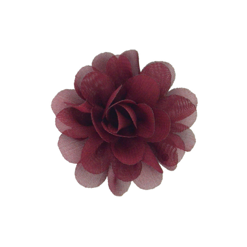 Foreign trade hot sale 5cm chiffon fabric small flower diy children's hair accessories headdress flower corsage shoes and hats accessories