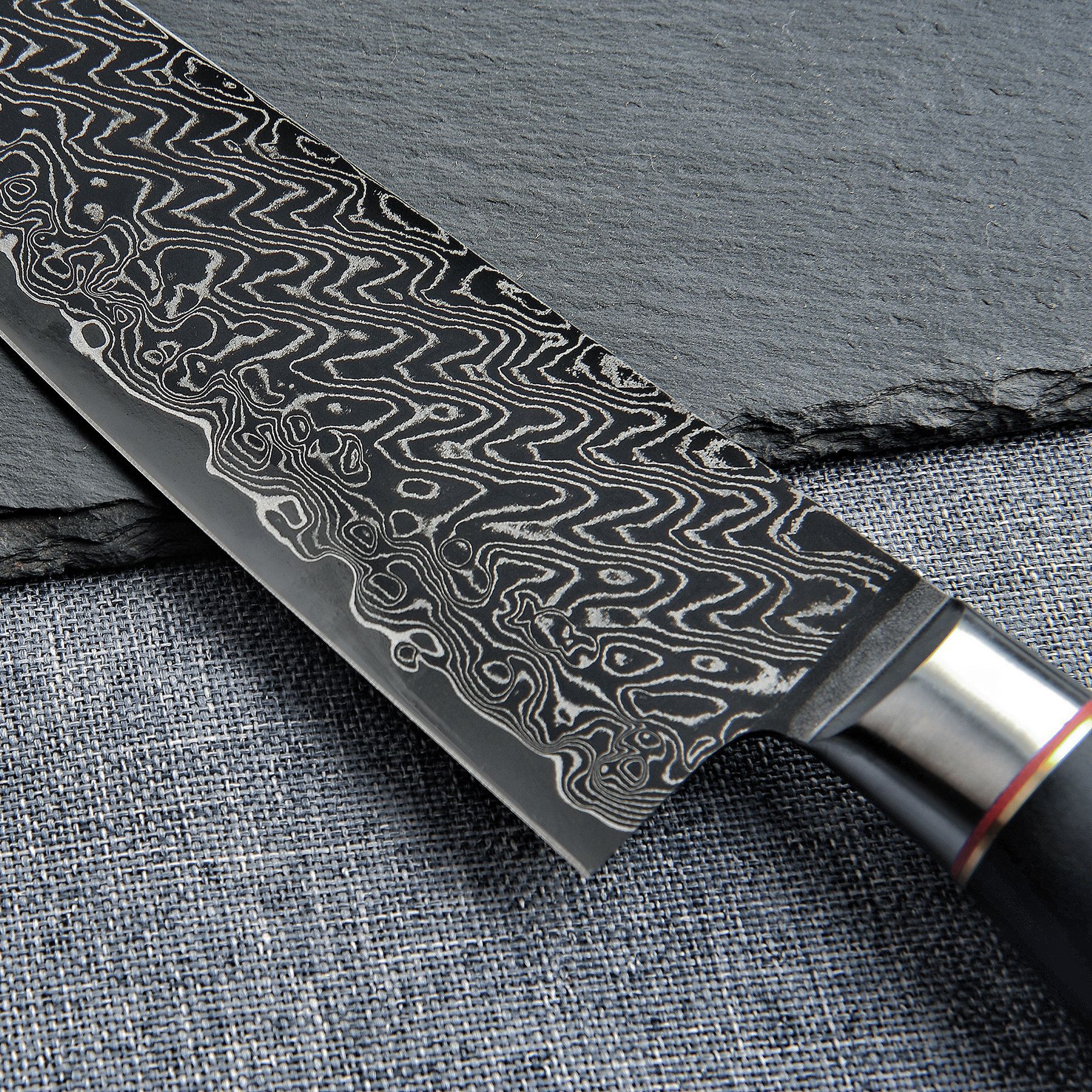 VG-10 powder steel Japanese bayonet Damascus rib lead cut off sushi cuisine special fish raw knife slice