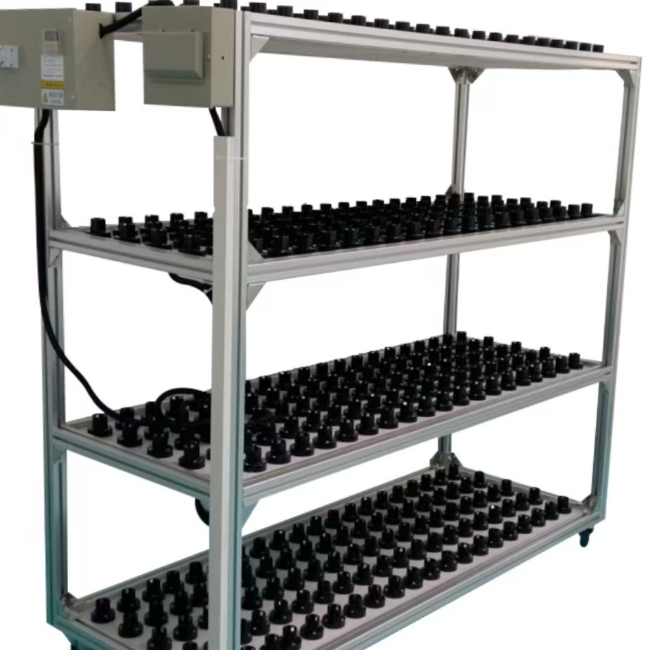 Factory direct LED bulb lamp aging rack aluminum multi-layer structure E27 lamp holder aging rack