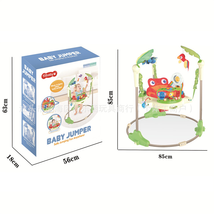 Cross-border Export Baby Jumping Chair Fitness Frame Toy Large Size Jumping Park Bouncing Swing Newborn Baby