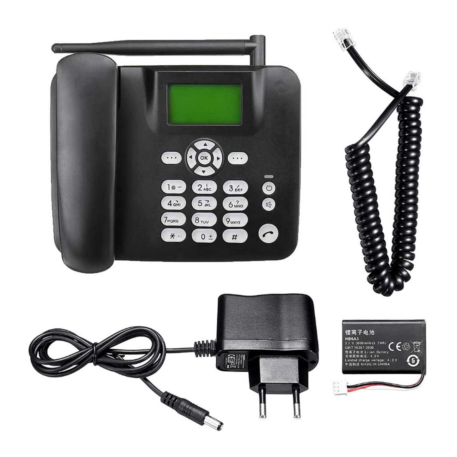 Gsm Wireless Card Sim Dual Card 3g Landline Phone Mobile 2g Office Home Fixed Line Fm Radio Cross-Border