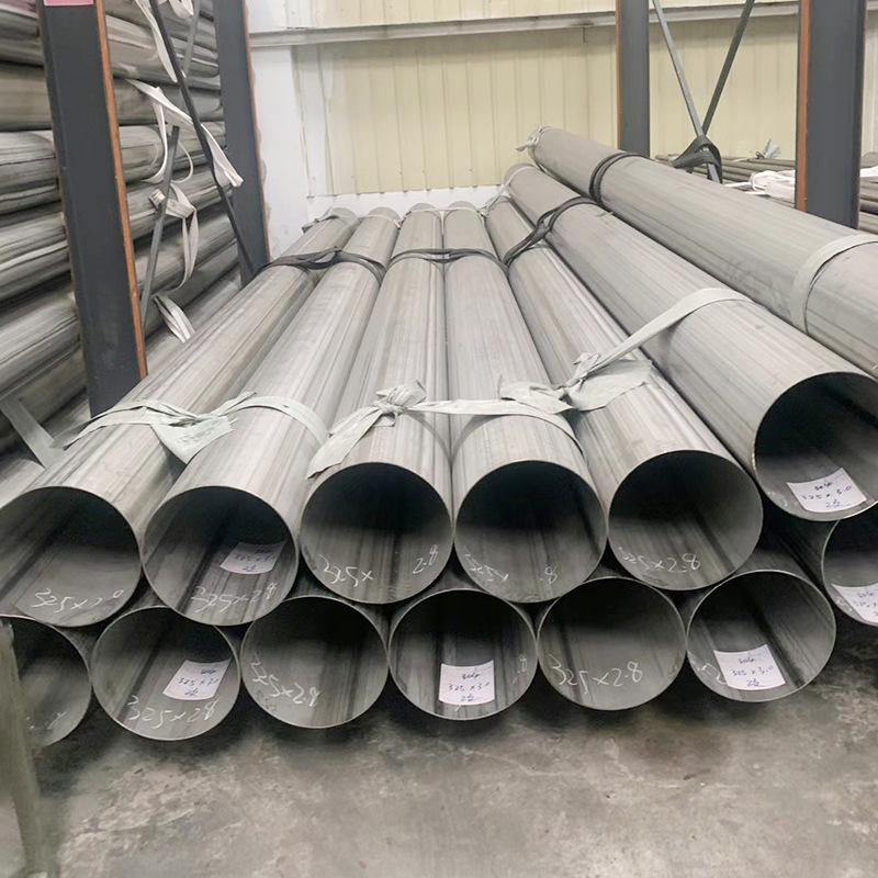 316L Stainless Steel Welded Pipe 304 Sewage Pipe Construction Site Sewage Transportation Pipe Large Diameter Thick Wall Stainless Steel Pipe