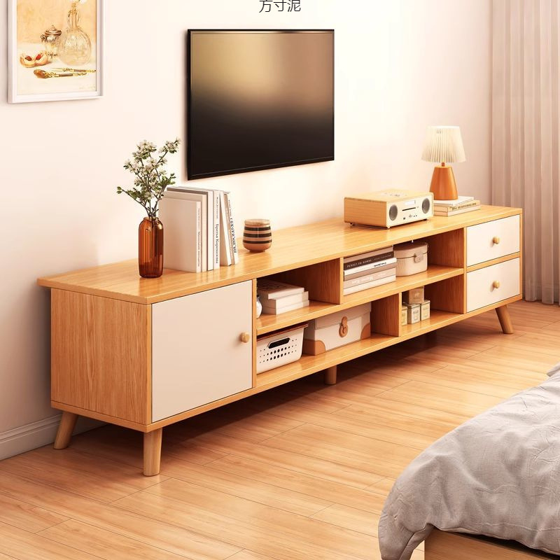 Tv Cabinet Rental Modern Minimalist Small Apartment Living Room Home Floor Cabinet Bedroom Table Style Cream Supply Chain