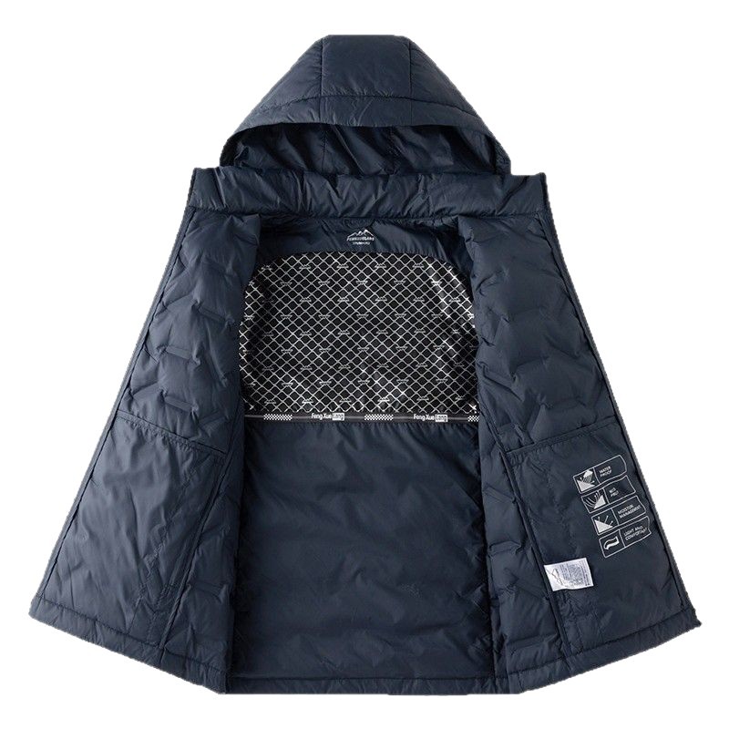 Wind Snow Wolf New Down Jacket Women's Winter Light Warm Jacket Men's Casual Hooded Mountaineering Clothes