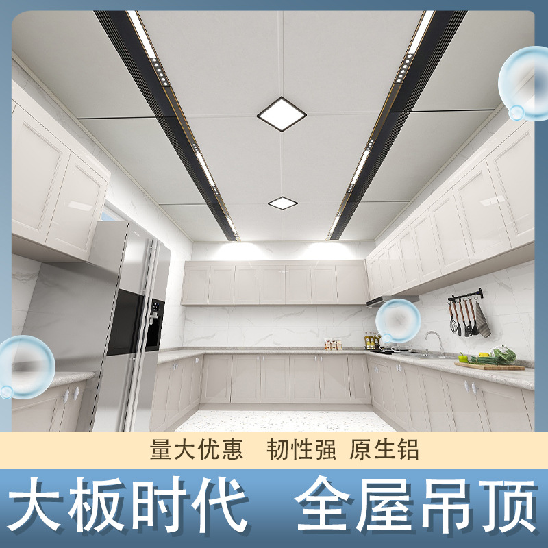 300600 алюминиевый замок интегрированный потолок большая панель фабрика опт кухня столовая гостиная ванная полный комплект аксессуаров