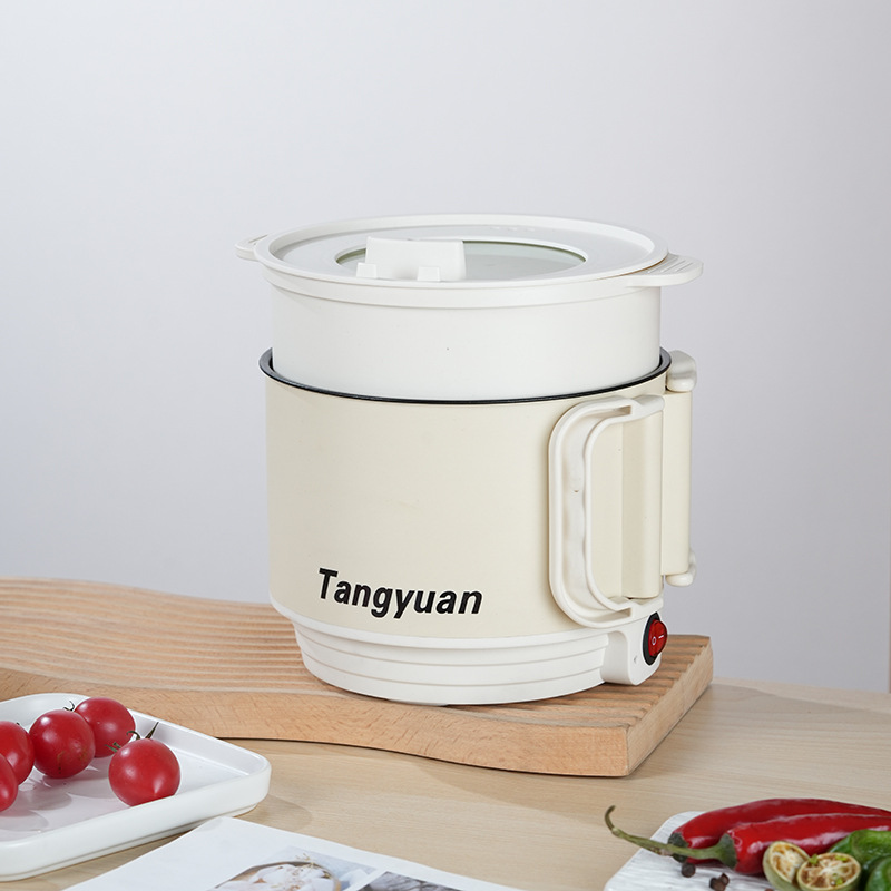 Multi-functional Electric Cooking Pot Mini Dormitory Student Pot Folding Travel Pot Noodle Pot Portable Electric Hot Pot Small Hot Pot