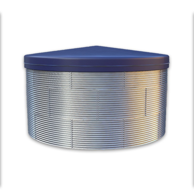 Outdoor large galvanized sheet pool thickened orchard irrigation reservoir round forest fire water storage tank large capacity