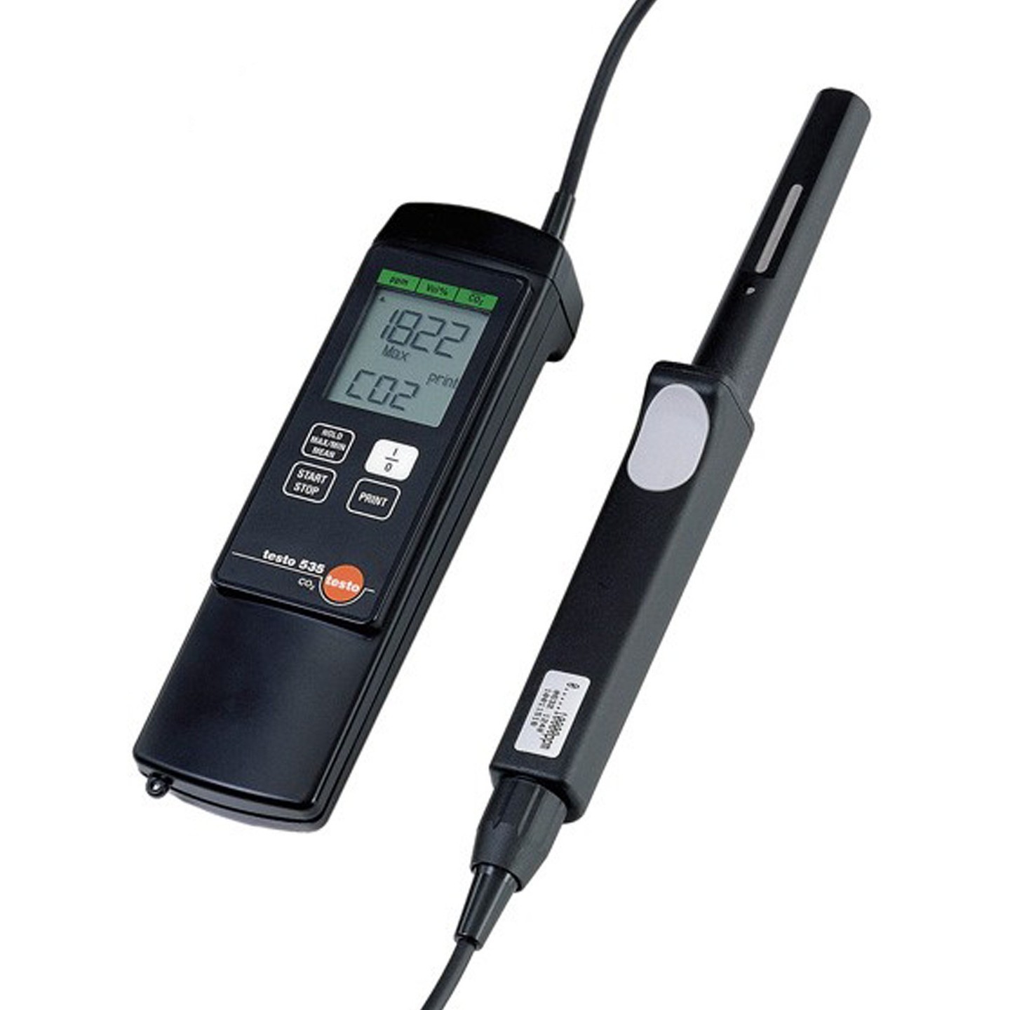 Детектор углекислого газа Testo Testo535 с ручным анализатором и сигнализацией