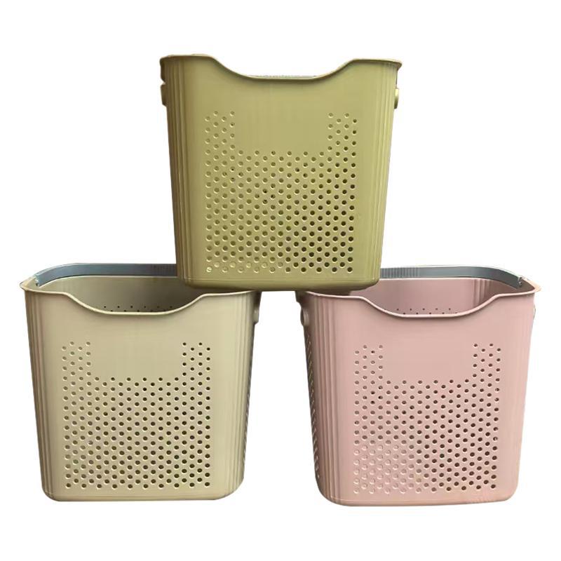 Japanese Large Hand-held Dirty Clothes Basket Household Plastic Dirty Clothes Basket Printing Clothes Toy Sundries Storage