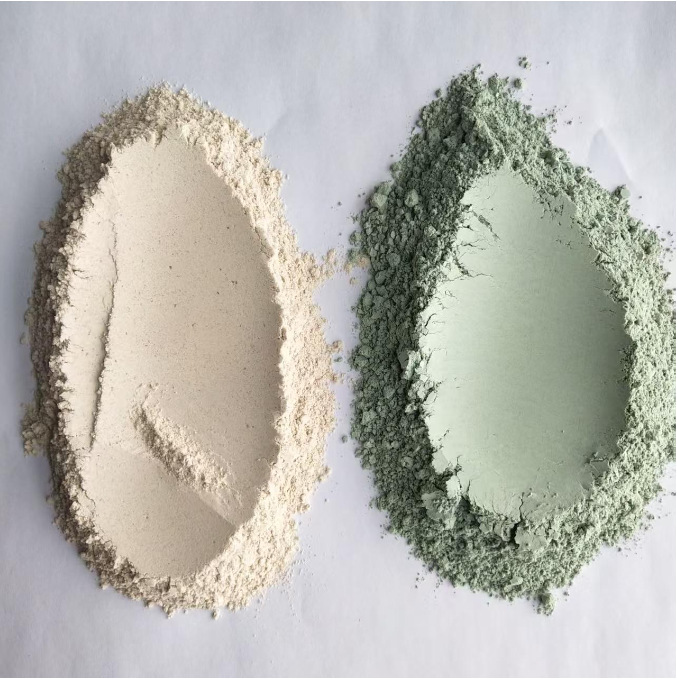 Zeolite Powder Manufacturers Supply Water Filtration, Water Purification, Aquaculture, High Ammonia Absorption Value, White Green Zeolite Powder