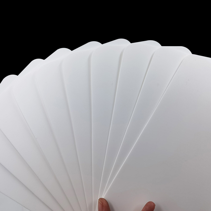 Pp Plastic Sheet Waterproof White Double-Sided Frosted Stationery Box Bag Lighting Pp Plastic Sheet