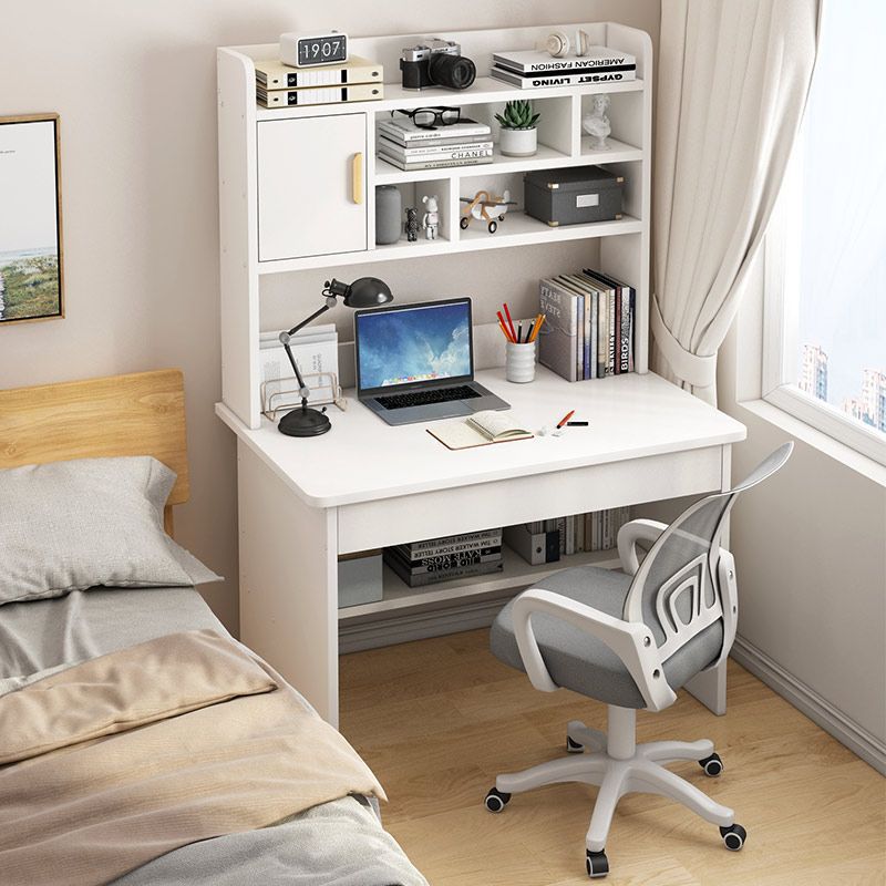 Junior Senior high school Student's Special Study Desk Bedroom Desk Simple Modern Home Desktop Integrated Bookshelf Computer Desk