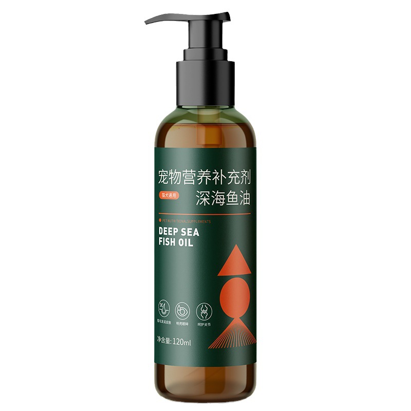 Xinchongzhikang Fish Oil Cat Anti-Hair Loss Nutritional Supplement for Dogs and Cats Hair Beauty and Skin Care 120