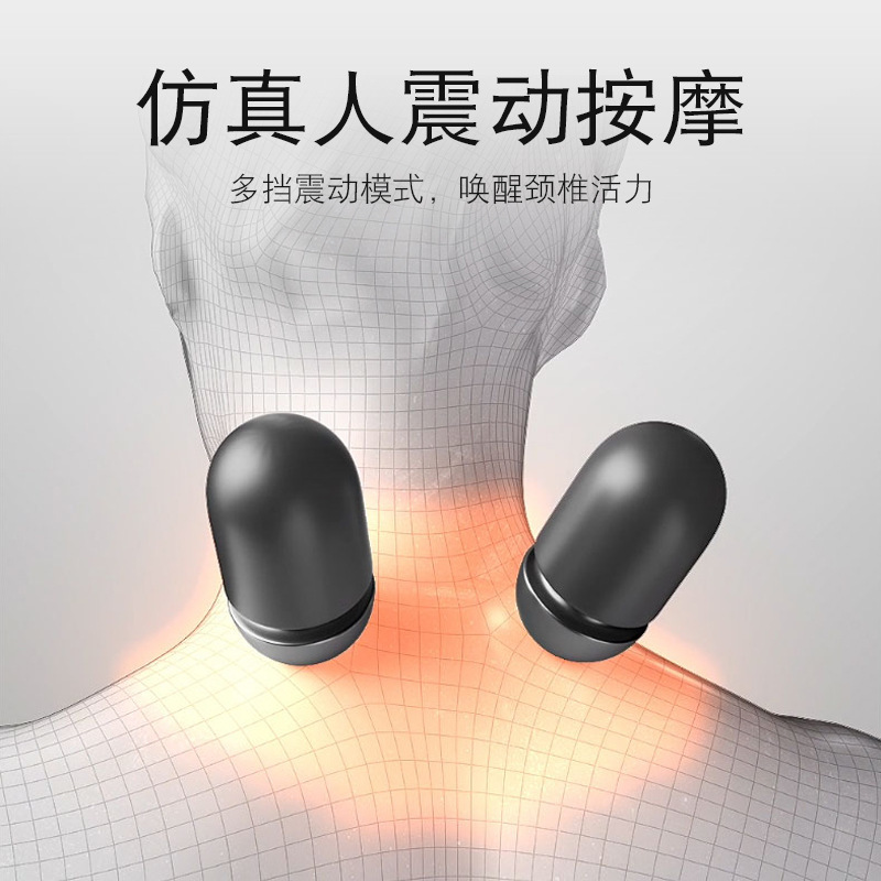 Cervical Spine Pillow Protects the Vertebrae, Special Massage Spine Non-Traction Heating Compress Repair Cylindrical Neck Pillow