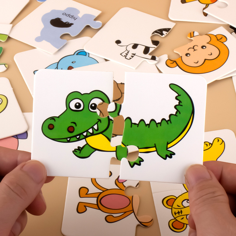 Головоломка для детей, блоки для сопоставления, раннее обучение для детей 0-3 лет, мелкие игрушки