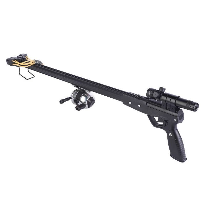 The New Fish Shooting Pole Is Made of Aviation Aluminum with Green Laser Launch and Precise Outdoor Slingshot Green Light