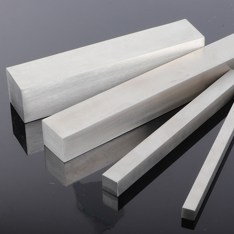 304 Stainless Steel Flat Steel 201 Steel Bar Processing and Cutting 316L Steel Bar Square Steel Square Rod Solid Square Bar Cold Drawing