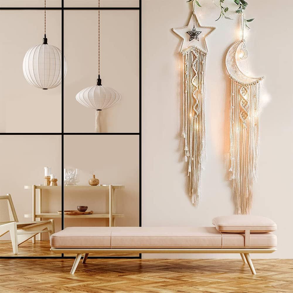 Cross-border explosions European-style artificial woven cotton rope tapestry tassel home wall hanging decoration soft outfit collection wholesale