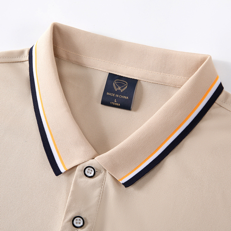 Polo Shirt Workwear Custom-Made Short-Sleeved Lapel Cultural Shirt Advertising Shirt Embroidered Logo Half-Sleeve Custom Embroidery