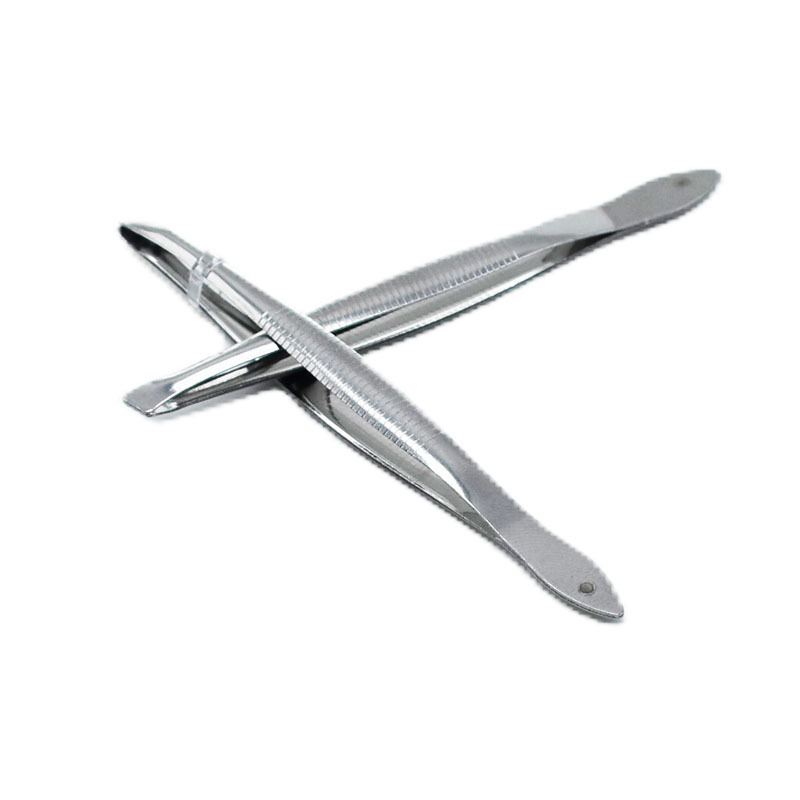 Oblique stainless steel eyebrow clip spot eyebrow clip eyebrow clip makeup tool multi-use plucking eyebrow clip eyebrow scissors