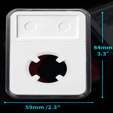 Маленькая коробка для идентификации коллекция монет 18мм-40.6мм